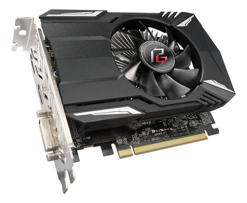 Tarjeta De Video Amd Asrock Phantom Gaming Radeon Rx 550 2gb 1