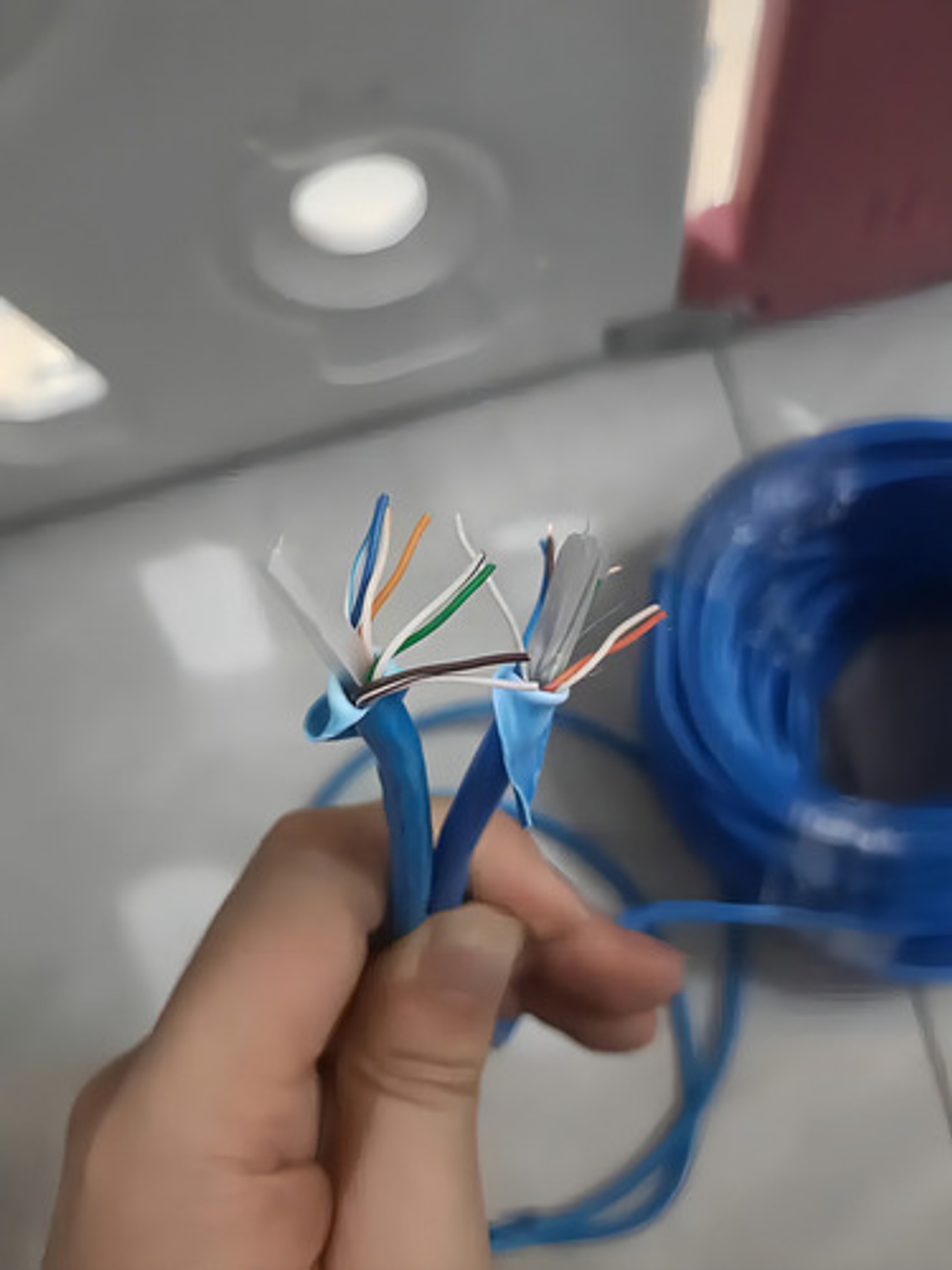 Cable De Red Lan Ethernet Rj45 Utp 20 Metros Mts Armado 8