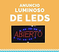 Letreros Luminoso Led Abierto Color De La Luz Colores - Miniatura 3