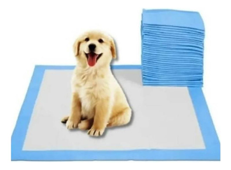 100 Pañales Tipo Sabanillas Desechable Mascotas Perros 45cm 1
