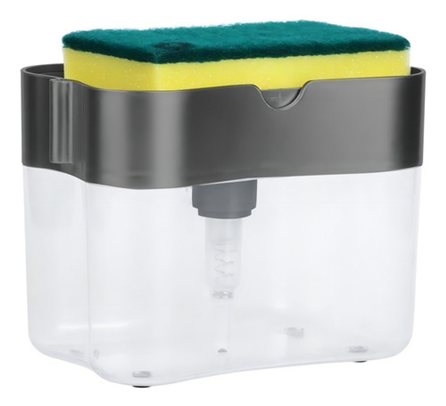 Dispensador Jabón Líquido Ekipofertas Manual Sobre Mesa Negro 385ml 2