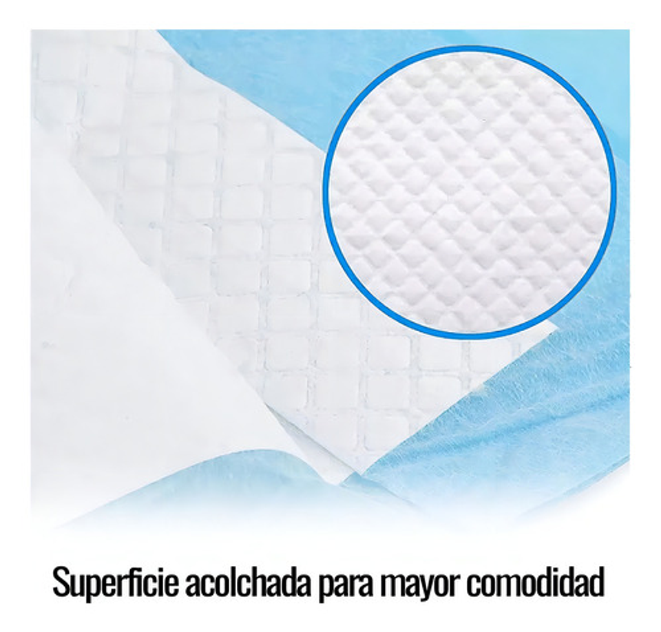 50 Pañales Tipo Sabanillas Mascotas Perros Gatos 60x45 Cms 8