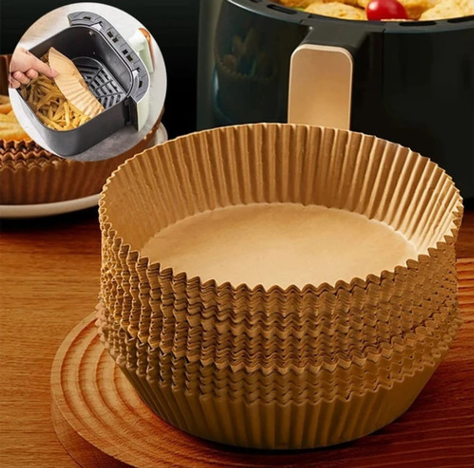 Forro De Papel Desechable Horno Para Freidora De Aire 100pzs 11