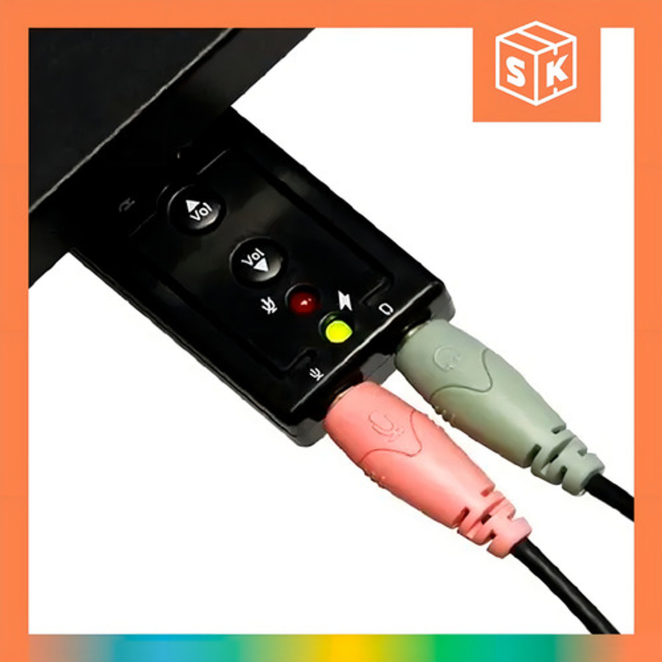 Placa Sonido Usb Externa Grabar 7.1 Pc Tarjeta Sonido Ditron 4