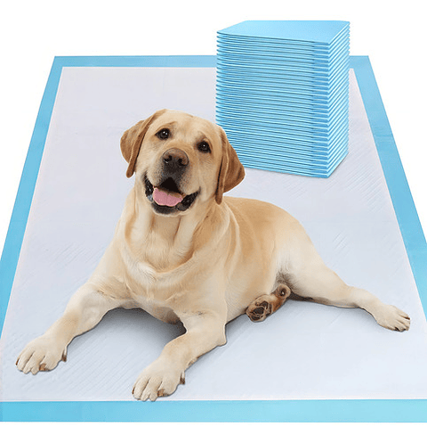 100 Pañales Tipo Sabanillas Desechable Mascotas Perros 45cm