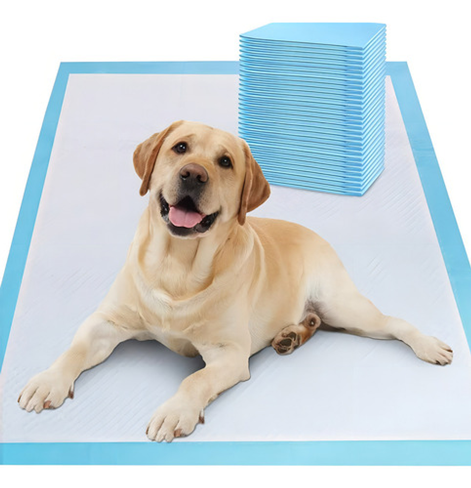 100 Pañales Tipo Sabanillas Desechable Mascotas Perros 45cm 1