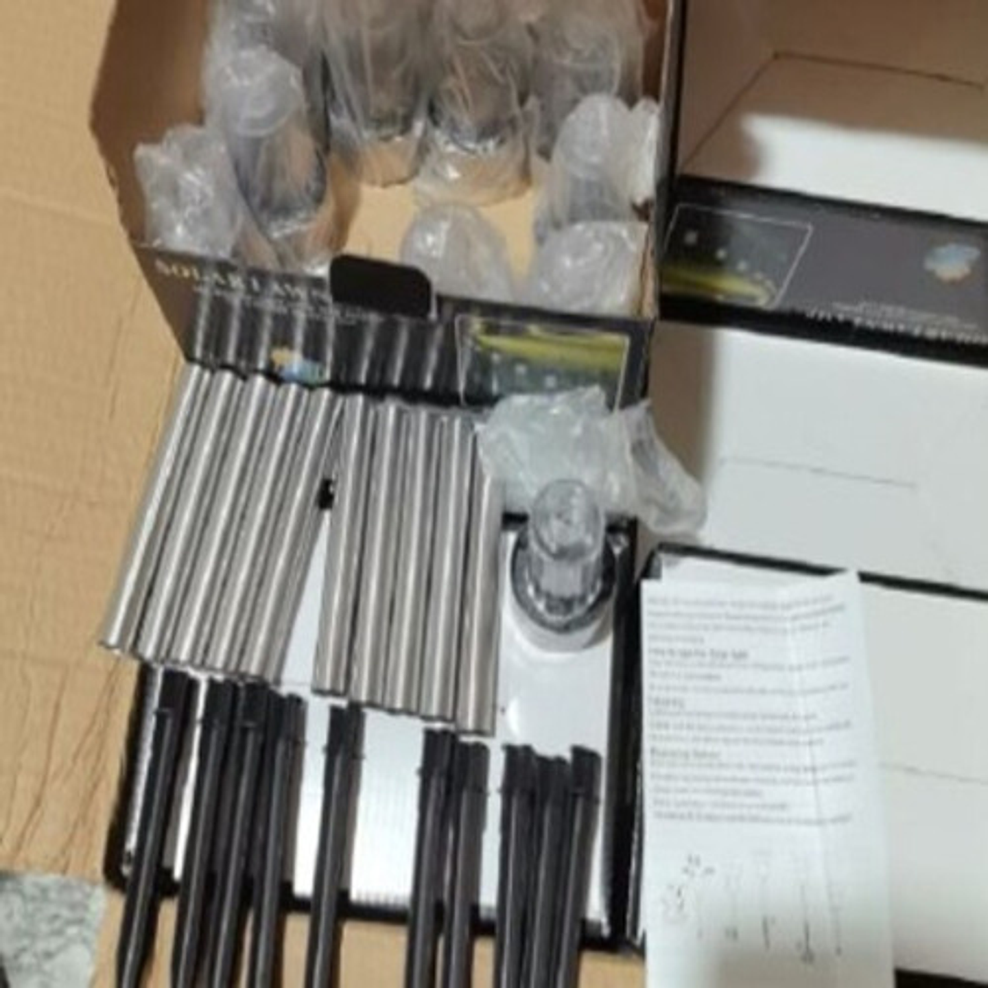 Pack X10 Focos Solar Antorcha Jardín Decoración Luz Cálida 7