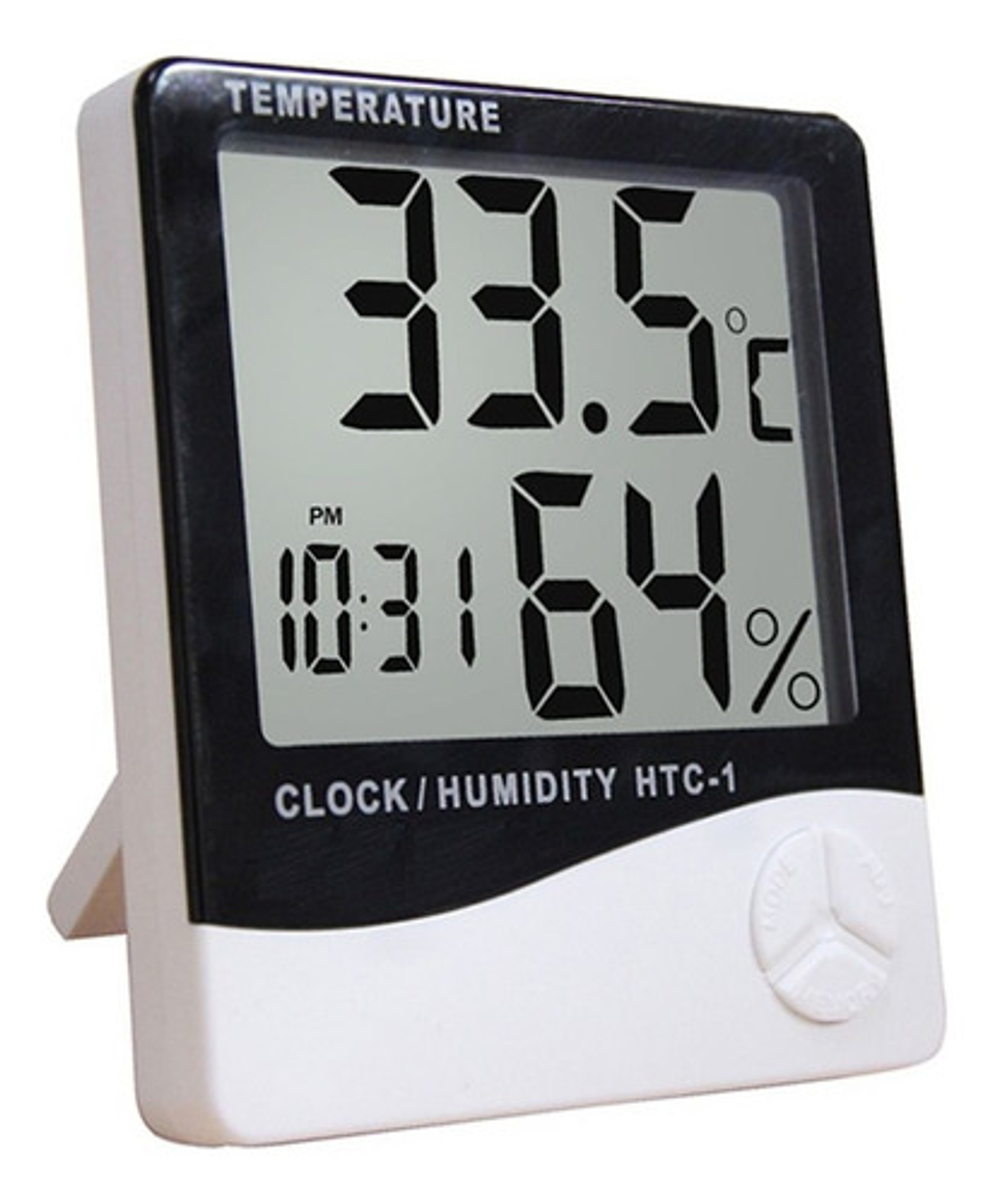 Termómetro Higrómetro Digital Qatar Shop Htc-1 Con Reloj Y Alarma 2
