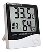 Termómetro Higrómetro Digital Qatar Shop Htc-1 Con Reloj Y Alarma - Miniatura 2