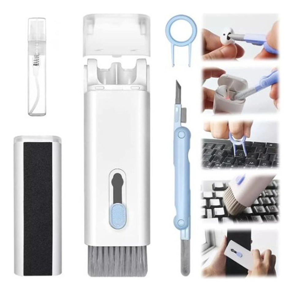 Brocha Limpiadora Para Notebook Y Pc Multifuncional 7 En 1 1