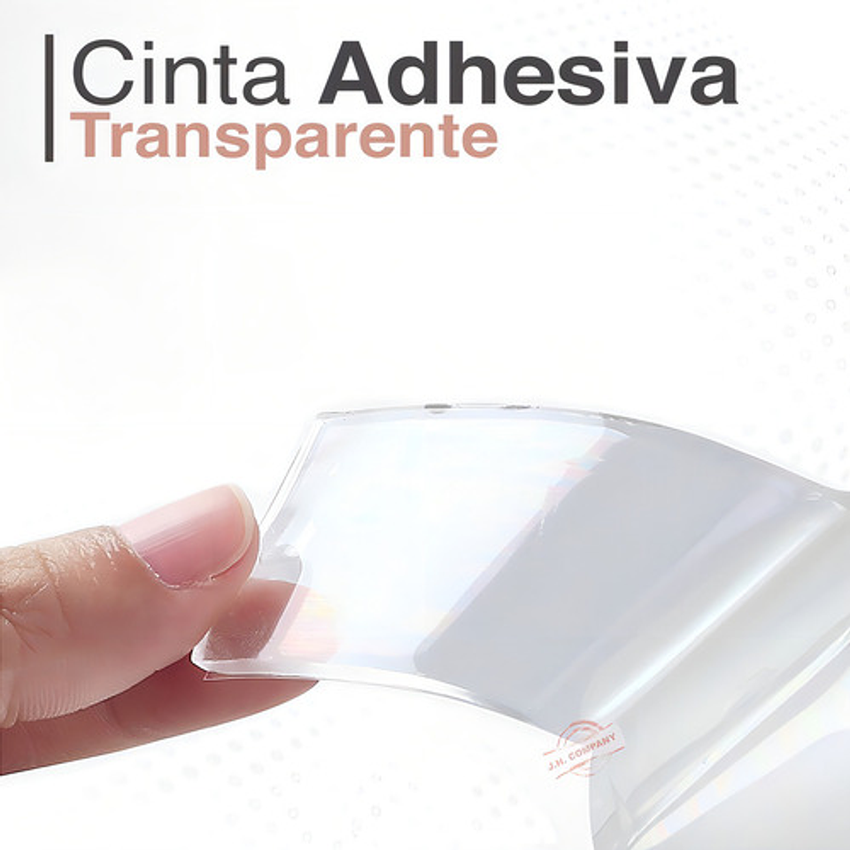 Cinta Doble Faz Nano Gel Reutilizable 3m Transparente J.h. Company 5