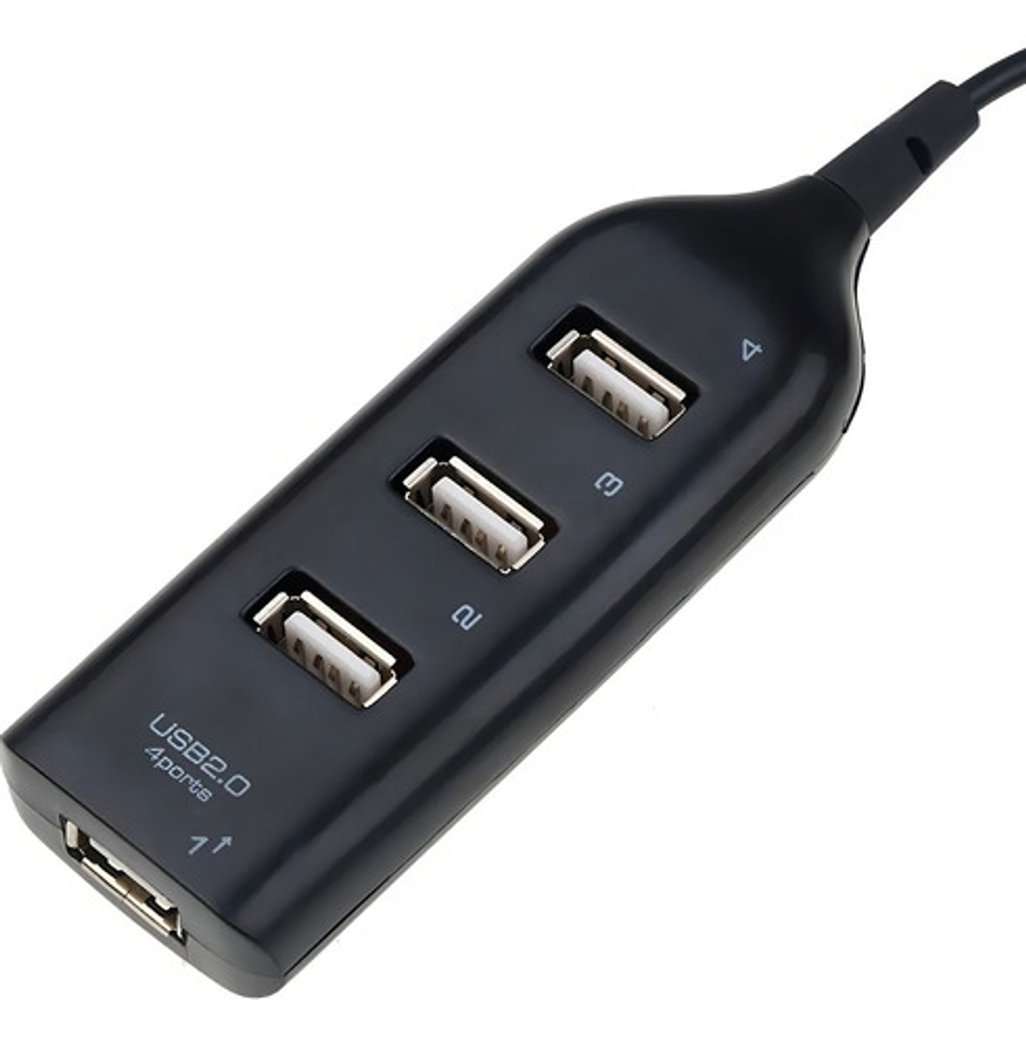 Hub Usb 2.0 De 4 Puertos De Alta Velocidad 4