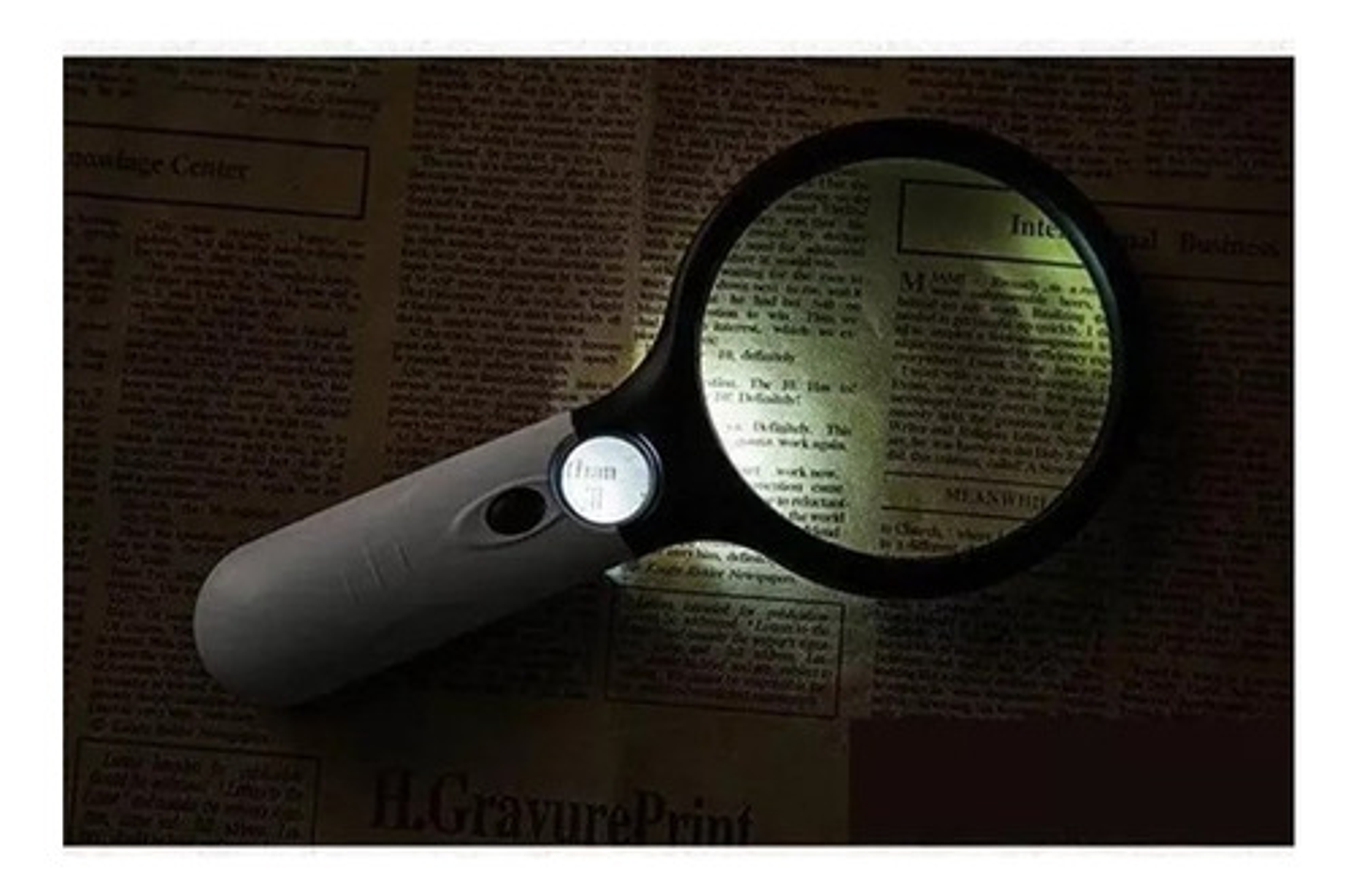 Lupa De Lectura Con Iluminación Led Con Luz Uv 2