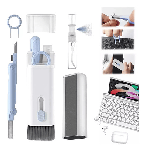 Kit Limpieza 7 En 1 Kivs Earpods AirPods Pantallas Teclados Cepillo