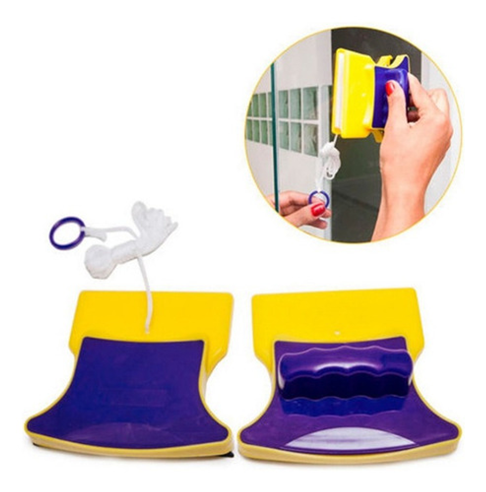 Limpiador De Vidrios Seguro Magnético Imán 2