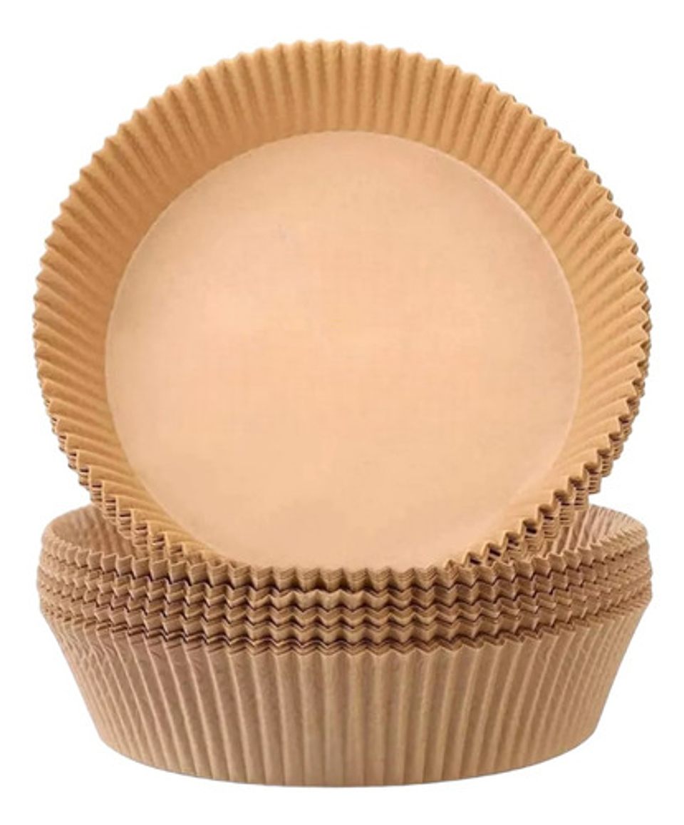 Forro Freidora De Aire Papel Mantequilla 20cm Molde Antiadhe 1