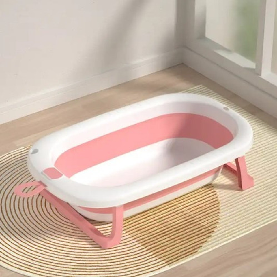 Tina Bañera Para Bebe Con Termometro + Cojín (0 -  36 Meses) 3