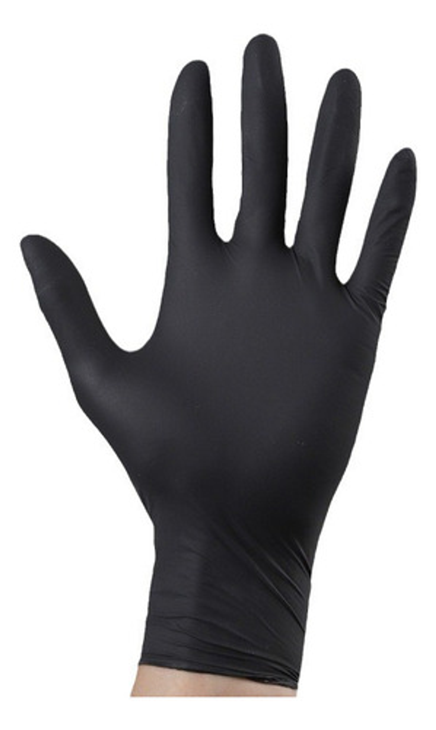 Guantes De Nitrilo Negros Dedos Texturizados (caja 100 Uds) 5