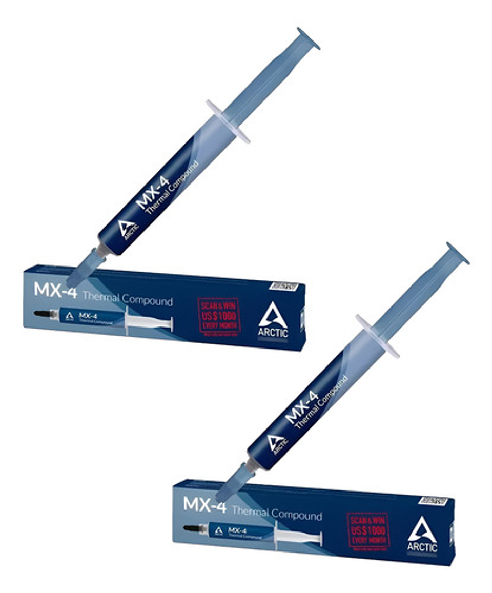 Pack 6 Pasta Térmica Disipador De Calor Arctic Mx-4 Color Az 1