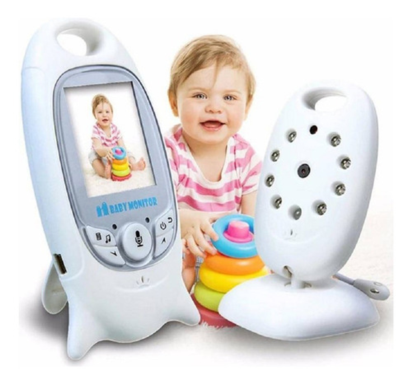 Monitor Bebé Video Baby Vb601 Cámara Con Pantalla Visión Nocturna 1