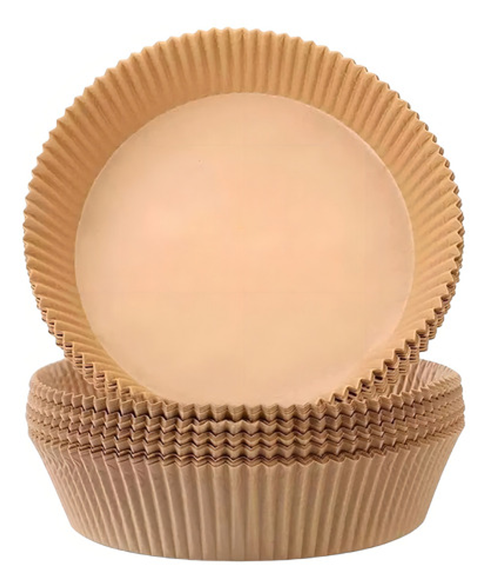 Forro Freidora De Aire Papel Mantequilla 20cm Molde Antiadhe 1