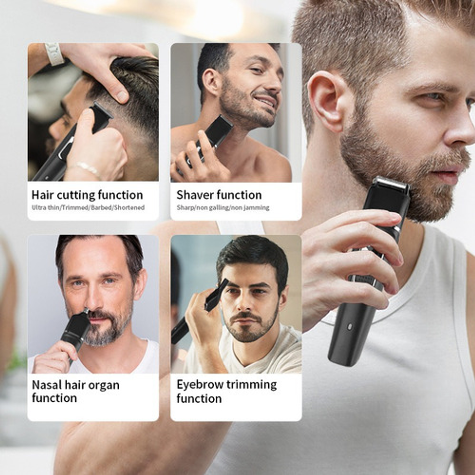 Maquica Corta Pelo Barbero Color Negro 6