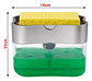 Dispensador De Jabón Liquido Soap Pump Botón 385ml Esponja Cocina Referencial - Miniatura 7
