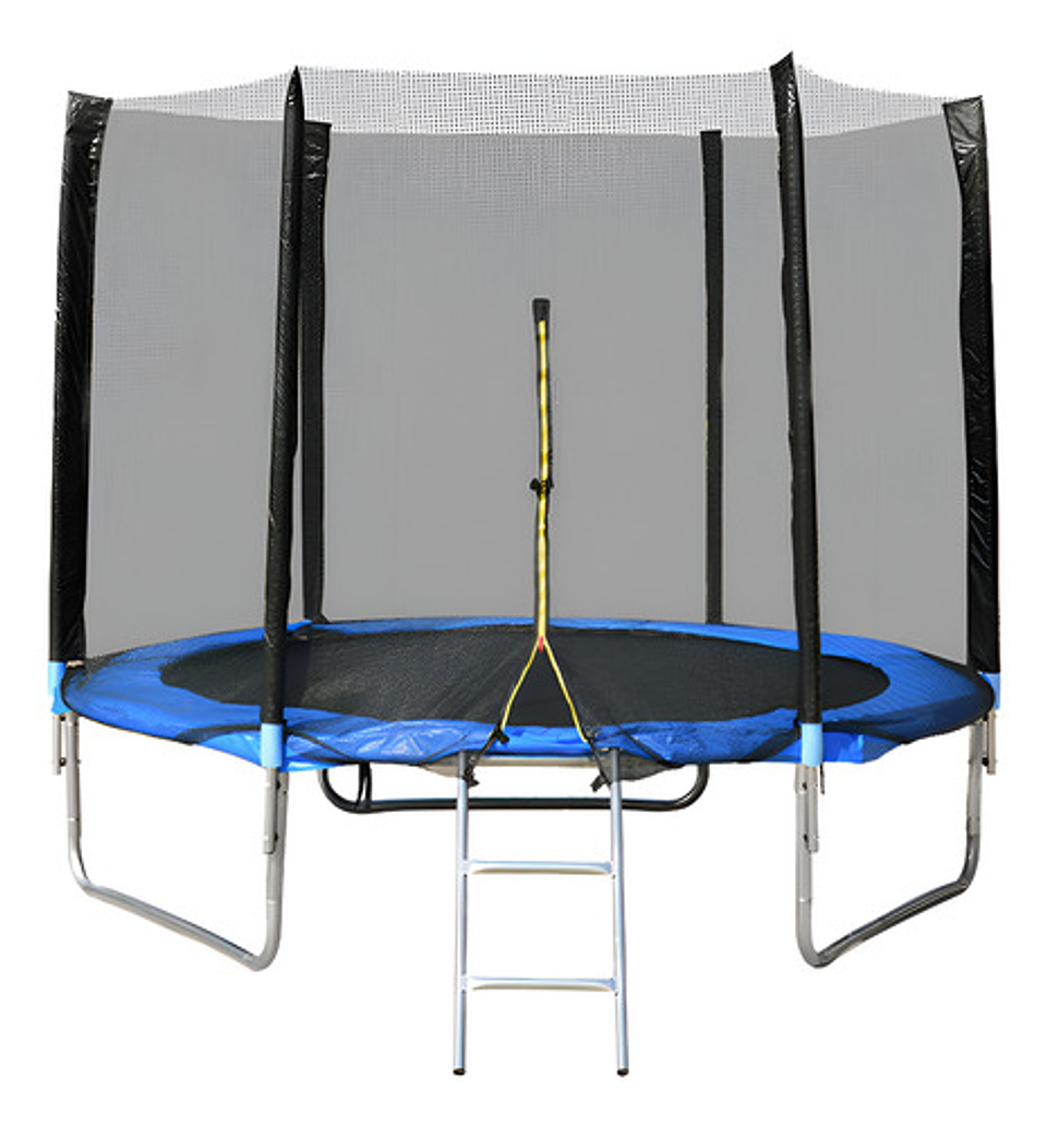 Cama Elástica Trampolín Exterior Con Malla 2.2 X 1.8 M 1