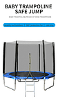 Cama Elástica Trampolín Exterior Con Malla 2.2 X 1.8 M - Miniatura 3