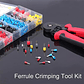 Set Alicate Crimpador + 1200 Terminales Alicates Crimpadora - Miniatura 3