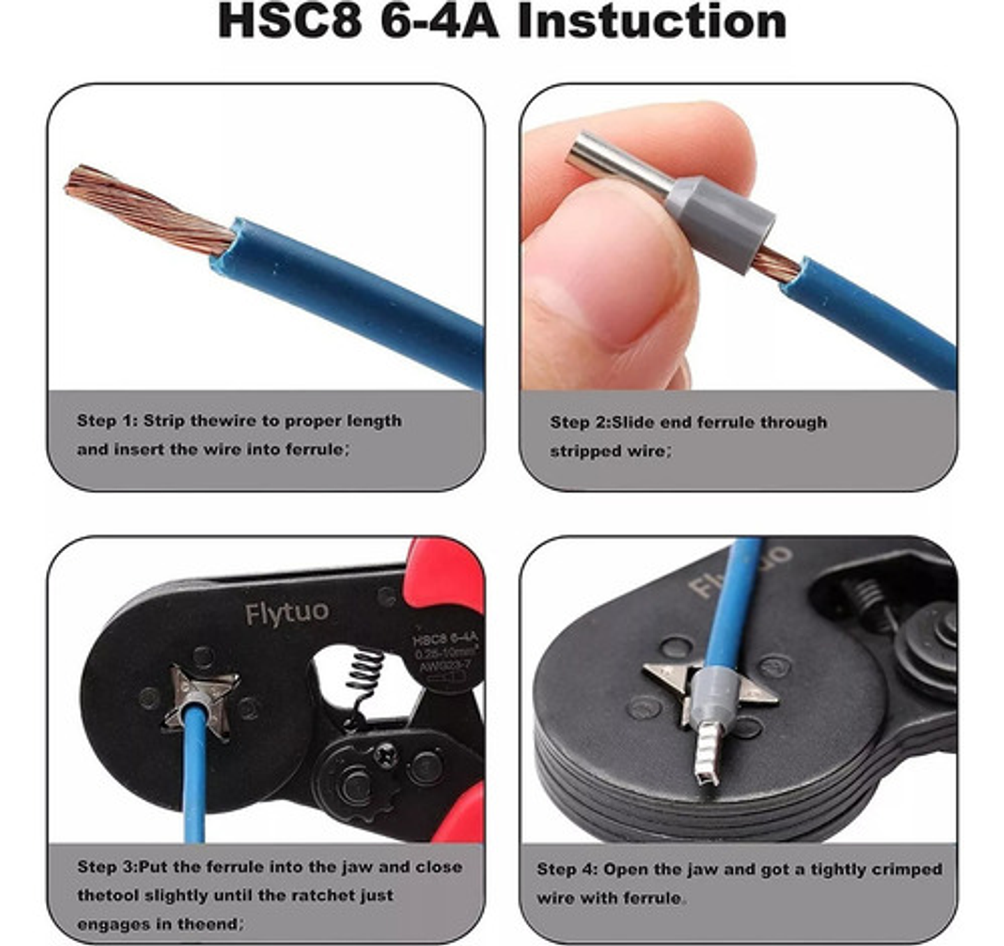 Set Alicate Crimpador + 1200 Terminales Alicates Crimpadora 8