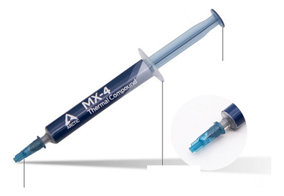 Pasta Térmica Genérica Mx-4 Gris Jeringa 4g 3