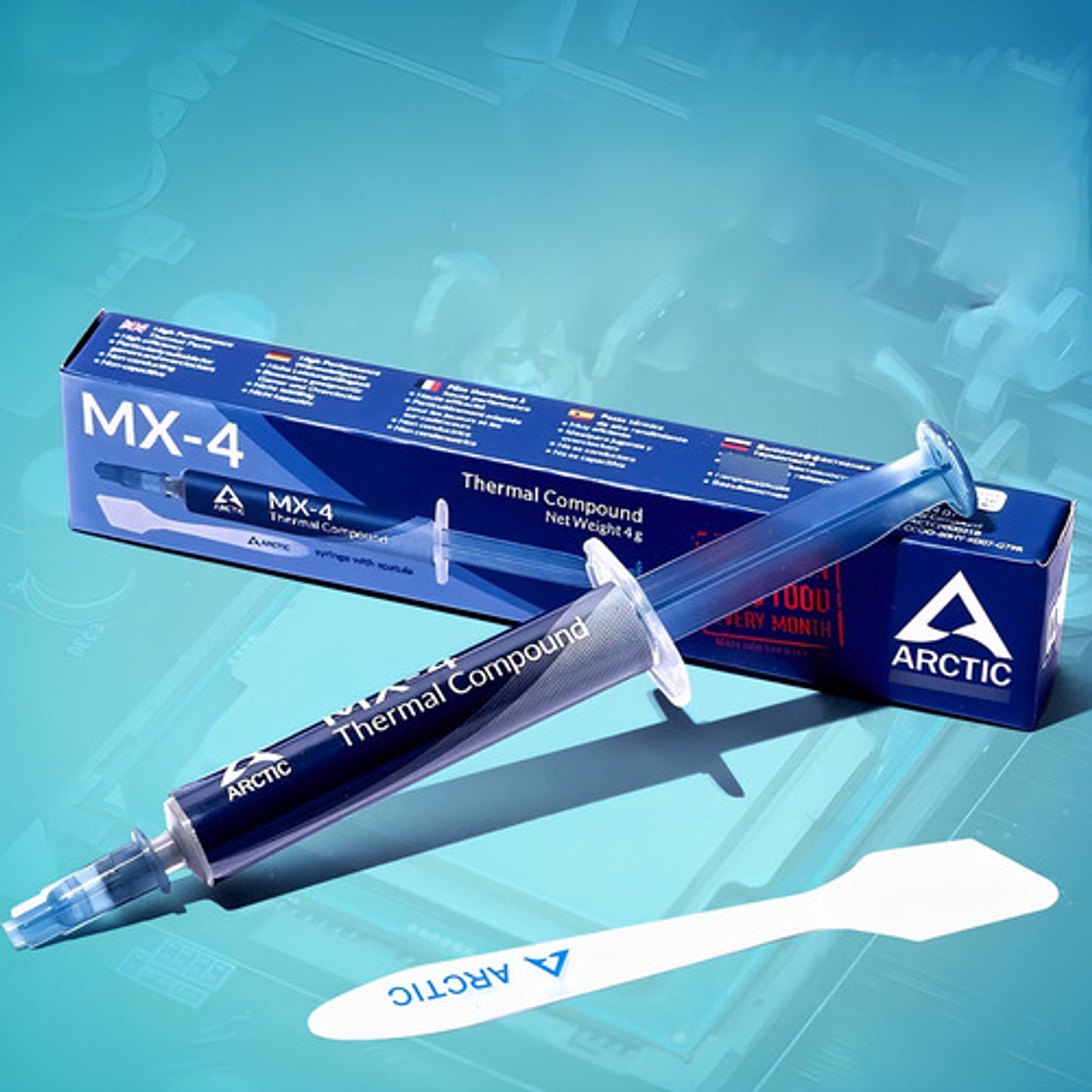 Pasta Térmica Genérica Mx-4 Gris Jeringa 4g 6