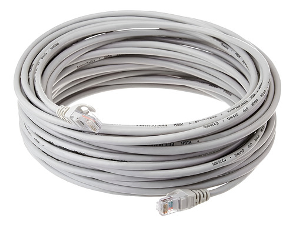 Cable De Red Rj45 Cat6e 20 Metros 4par 24awg 1