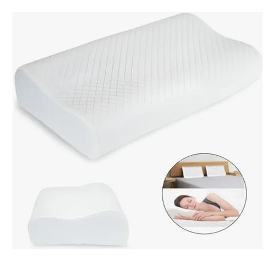 Almohada Ortopédica  Cervical Terapéutica Con Memoria Cuello 1
