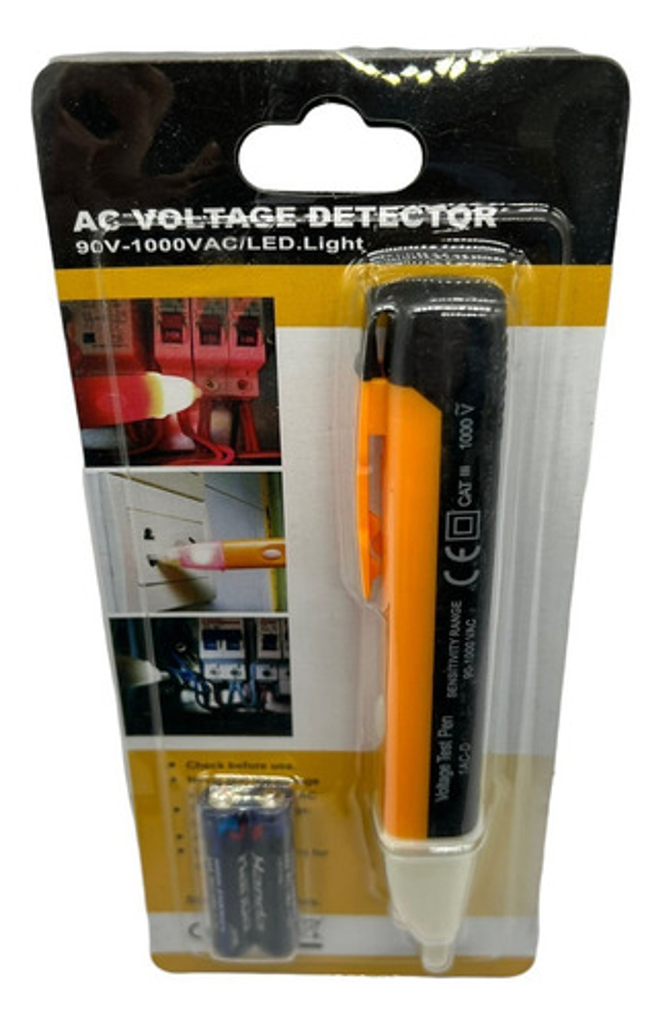 Lapiz Detector Voltaje 90 - 1000 V Led Light Tester Sensor 1