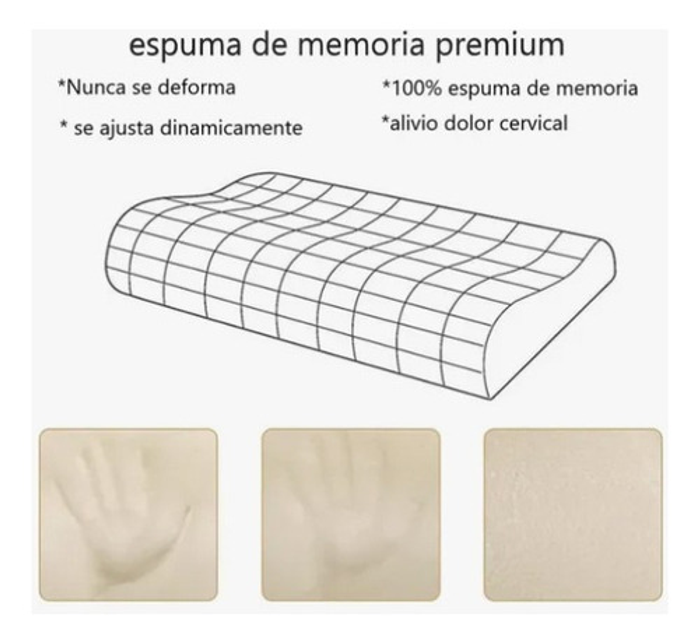X2 Almohada Ortopédica  Cervical Terapéutica Con Memoria 7