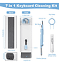 Kit Limpieza 7 En 1 Kivs Earpods AirPods Pantallas Teclados Cepillo - Miniatura 3