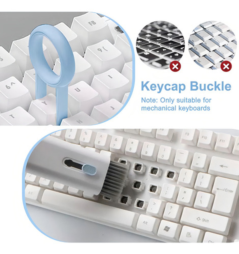 Kit Limpieza 7 En 1 Kivs Earpods AirPods Pantallas Teclados Cepillo 4