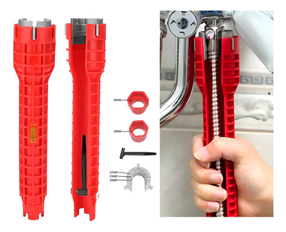 Llave Inglesa Llave Gasfiter Llave Dado Hexagonal Francesa C 7