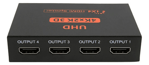 Adaptador Hub Splitter 1x4 Switch Hdmi 4k Vhex