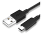 Cable Usb 2 Metros Tipo C Carga Rápida Vhex Negro - Miniatura 2