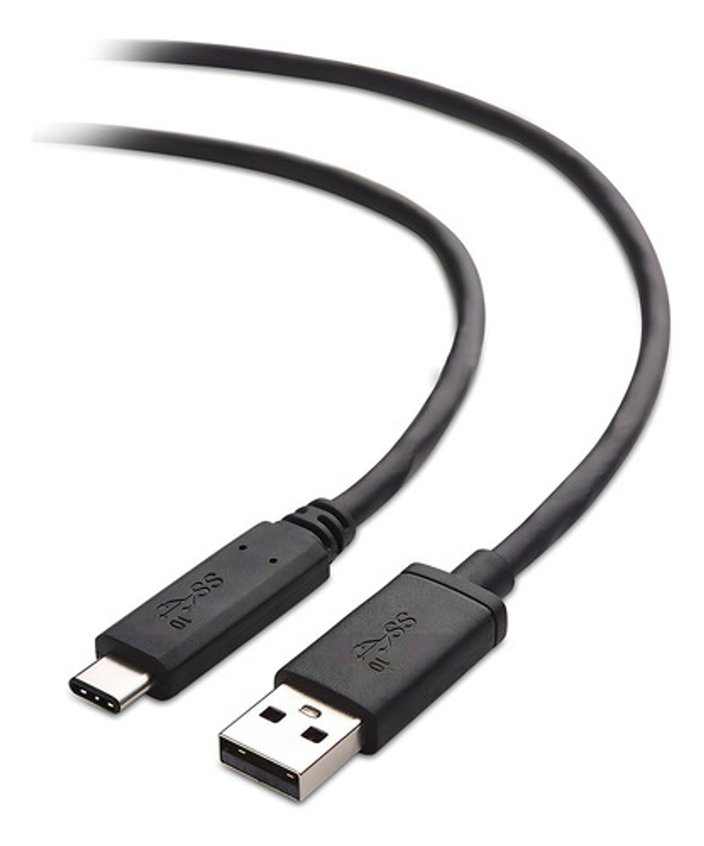 Cable Usb 2 Metros Tipo C Carga Rápida Vhex Negro 3