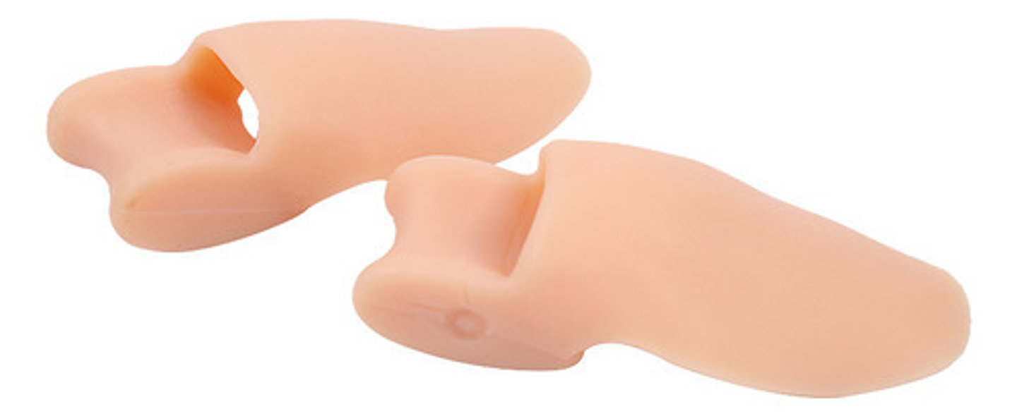 Separador Dedos De Silicona Gel Corrector Juanetes 1 Par Rosado Vhex Rosa 2