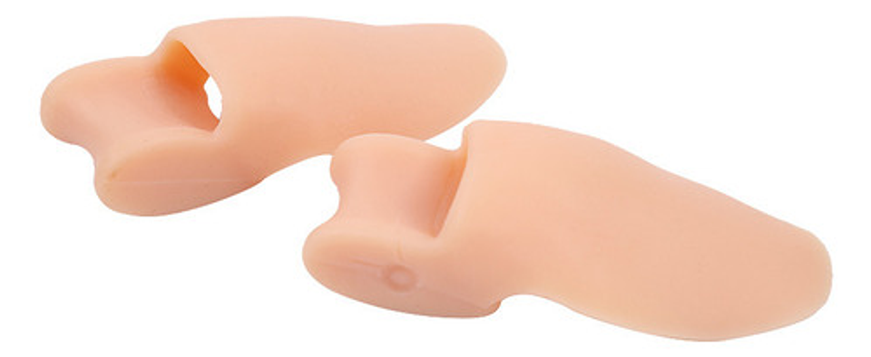 Separador Dedos De Silicona Gel Corrector Juanetes 1 Par Rosado Vhex Rosa 2