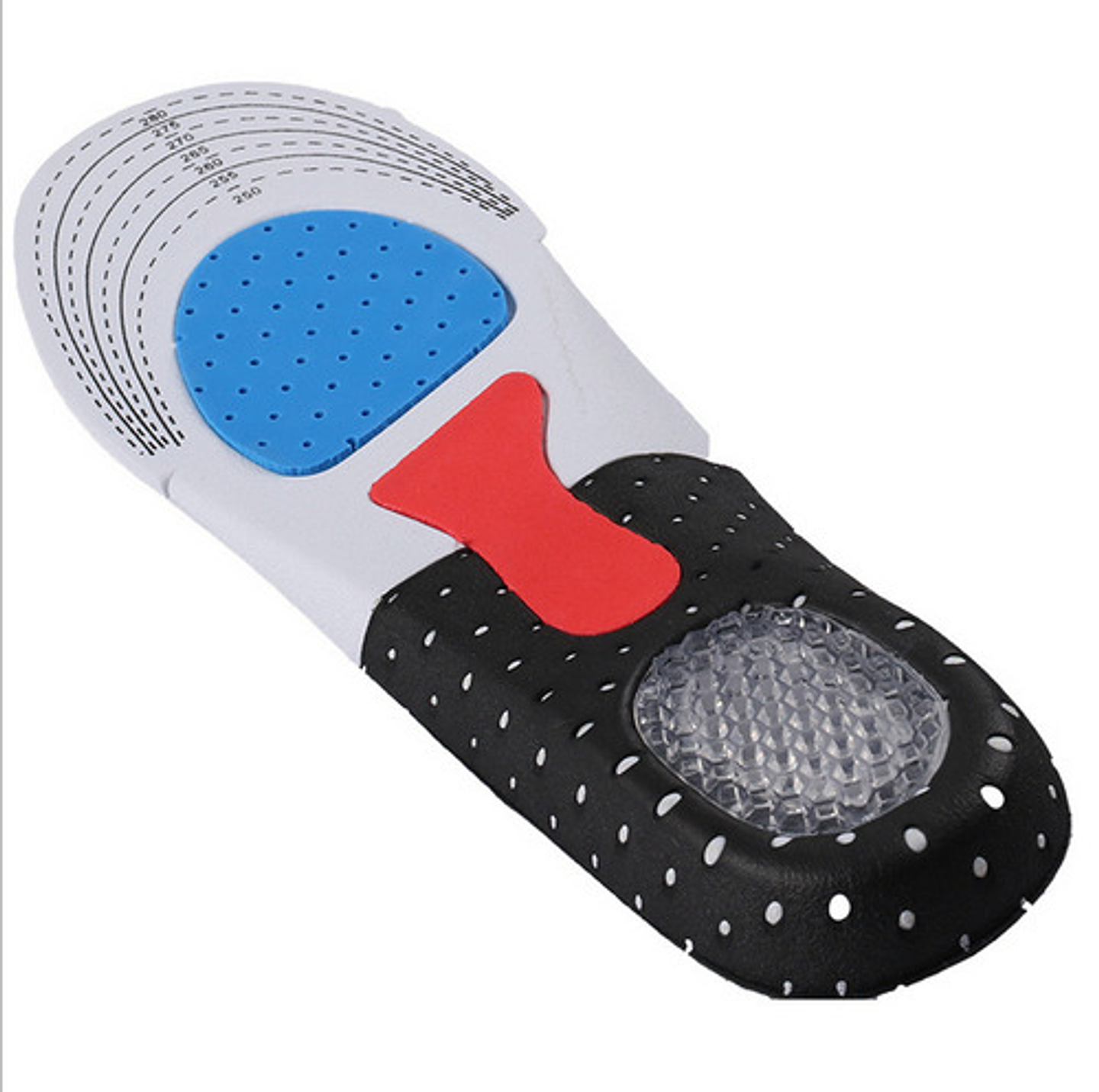 Plantillas De Silicona Zapatos Unisex Soporte De Pie Tamaño De La Plantilla Única 40 A 46 Vhex 1