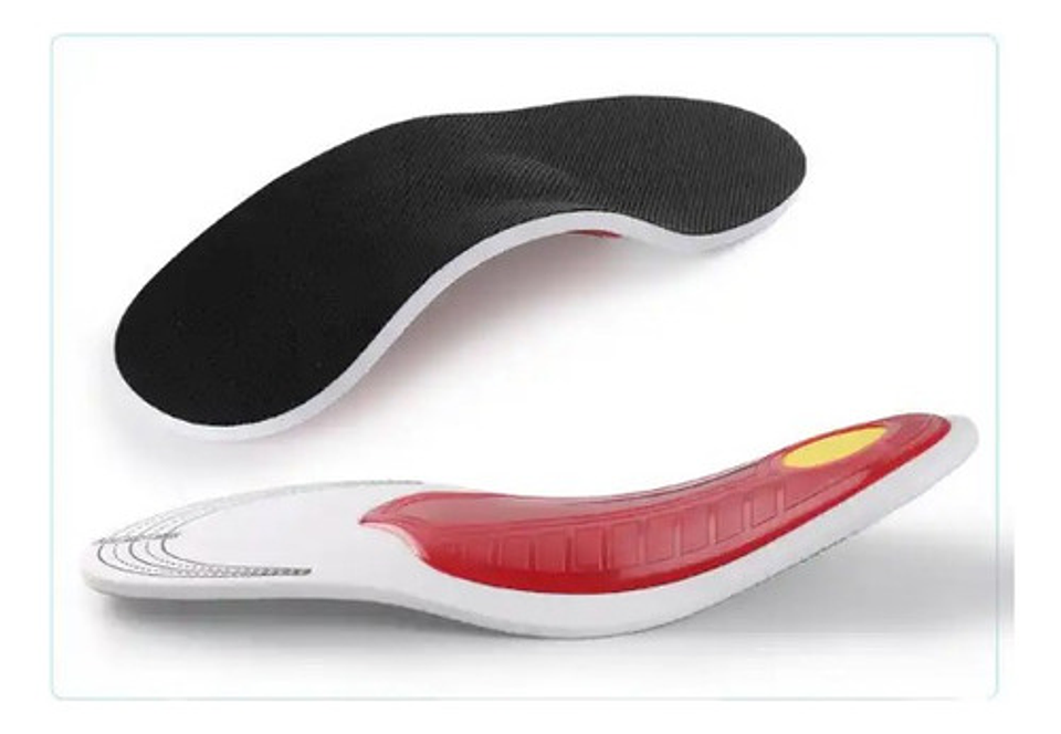 Plantilla Ortopédica 3d Para Arco Pie Plano Unisex Fascitis Tamaño De La Plantilla 36-40 Vhex 1