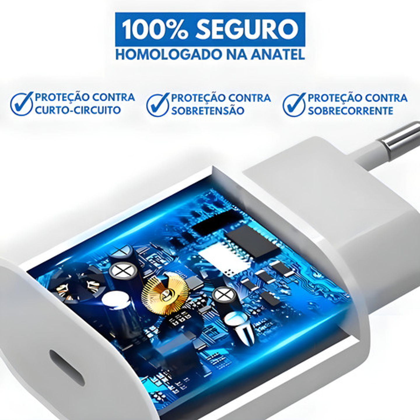 Cable De Carga Usb-c 1 Metro Para iPhone 11/12/13/14 Blanco 7