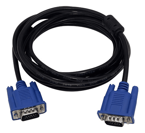 Vga 1.5mts Macho-macho Para Proyector Monitor Notebook Negro Vhex