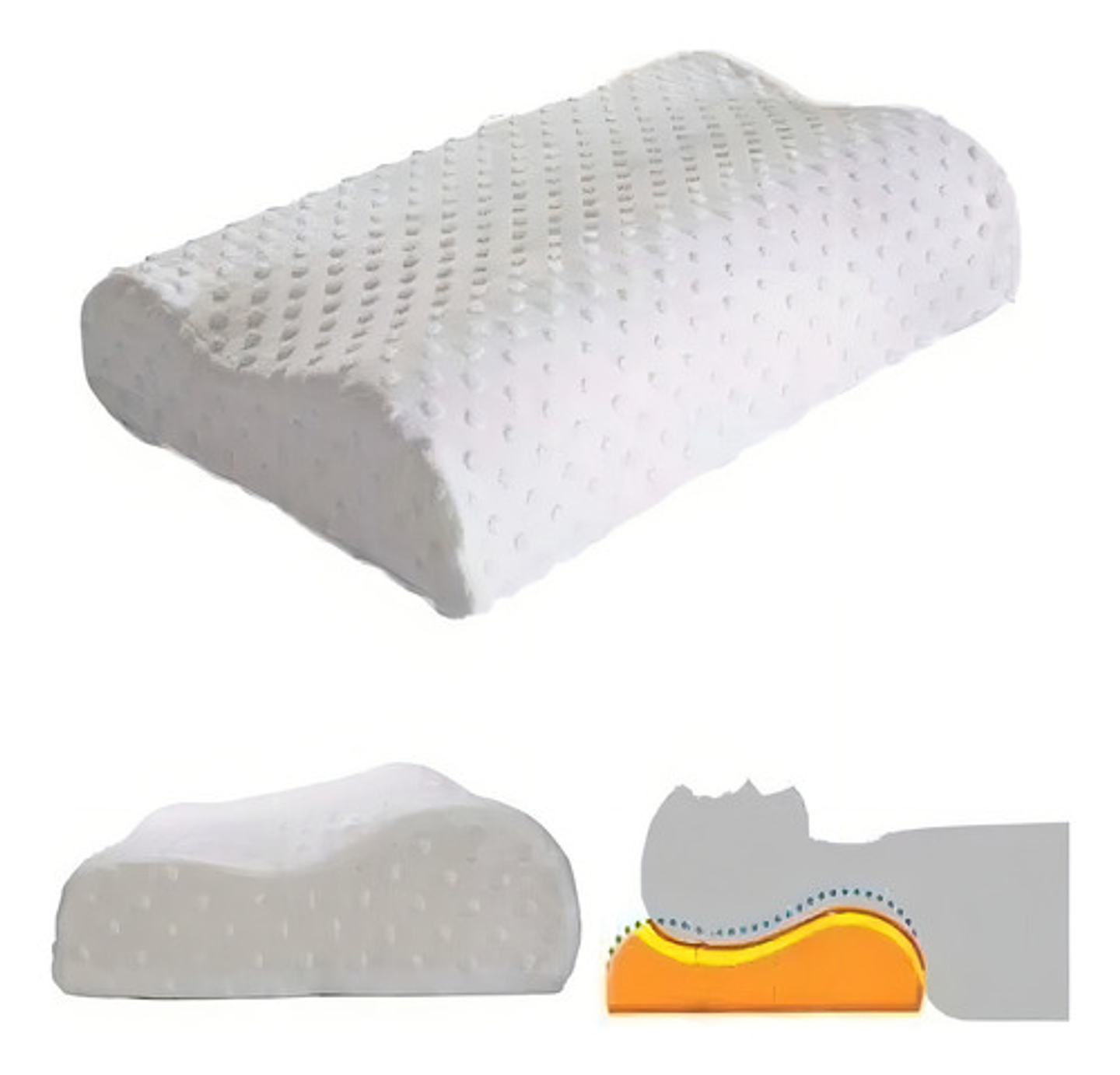 Almohada Viscoelastica Terapeutica Blanco 3